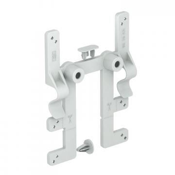 Stiprinājuma elements kabeļu nozarkārbām pie kabeļu kanāliem