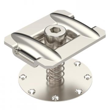 Starpspaile ar atsperi PV moduļu montāžai