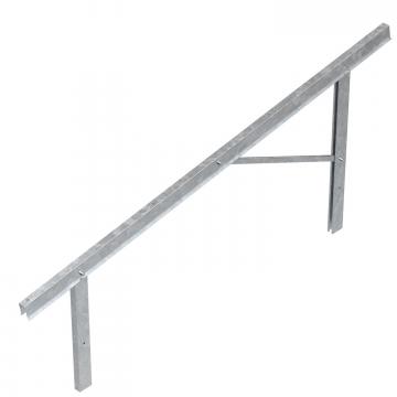 Iepriekš uzstādīta sija fotoelektrisko moduļu montāžai, brīvs lauks