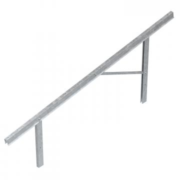 Iepriekš uzstādīta sija fotoelektrisko moduļu montāžai, brīvs lauks