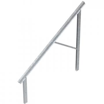 Iepriekš uzstādīta sija fotoelektrisko moduļu montāžai, brīvs lauks