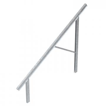 Iepriekš uzstādīta sija fotoelektrisko moduļu montāžai, brīvs lauks