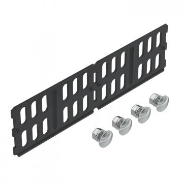 Gareniskais un leņķa savienotājs 60 FSK, melns