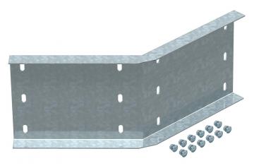 45° leņķa savienotājs, horizontāls, iekšējais izliekums