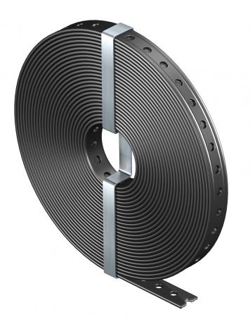 Perforēta montāžas lente, ar plastmasas apvalku