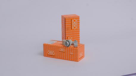 Dalāms kabeļa skrūvsavienojums, blīvēšanas ieliktnis, slēgts, gaiši pelēks