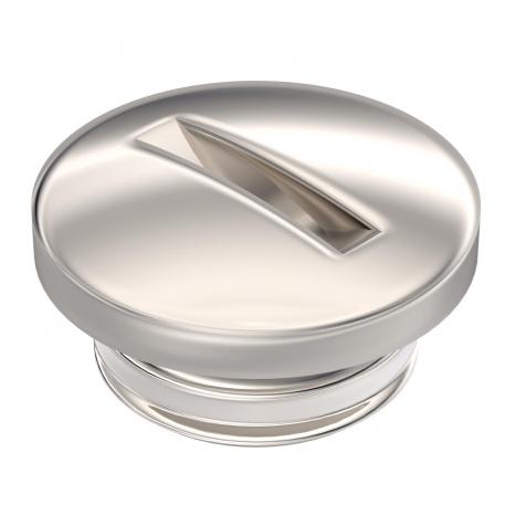 Noslēgskrūve, metriska vītne, ar apaļa šķērsgriezuma blīvgredzenu