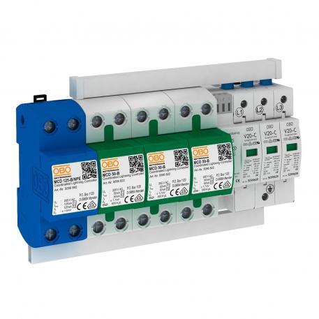 Protection-Set MCD + V20, 3 polu + NPE ar tālvadības signalizāciju