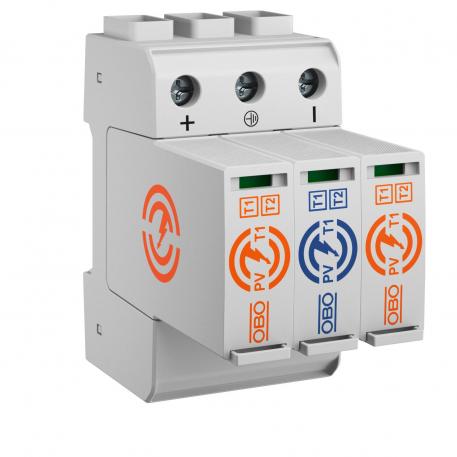 PV combination arrester 1,100 V with remote signalling

