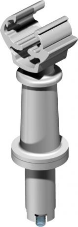 Jumta vadu turētājs kārniņu, šīfera un viļņoto plākšņu jumtiem, ar vada turētāju