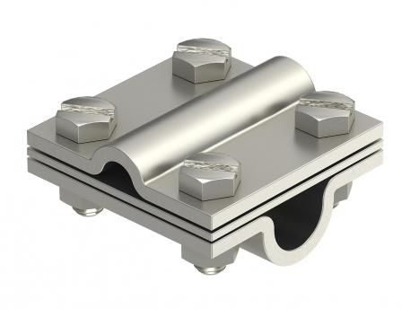 Krustveida savienotājs ar starpplati, paredzēts Rd 8-10 mm x Rd 16 A4