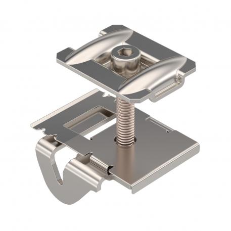 Starpspaile fotoelektrisko moduļu montāžai, brīvs laukums