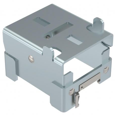 Īss balsts fotoelektrisko moduļu montāžai, plakanais jumts 