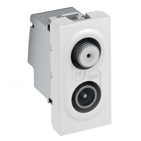 Antenas stiprinājums ANT-2SD RW0.5 dzidri balts; RAL 9010