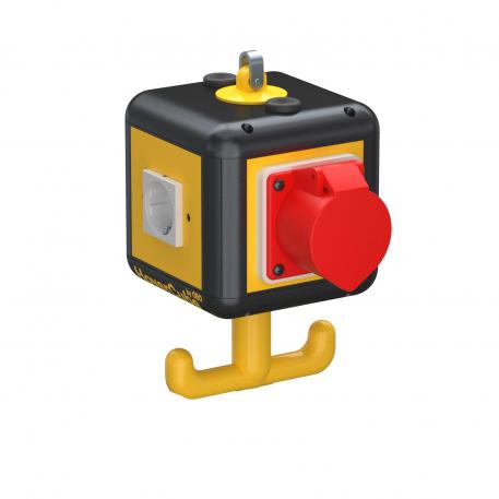 HoverCube VH-4, 3x iezemēta kontaktligzda, 1x CEE 16 A