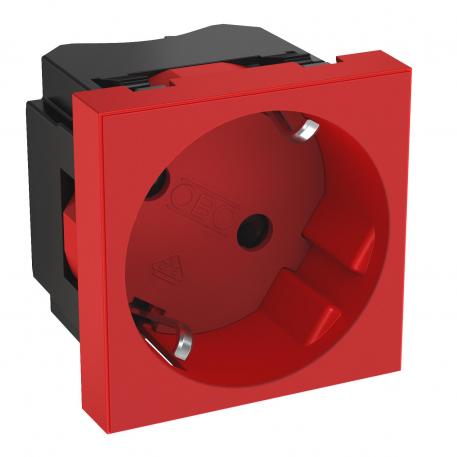 33° socket, protective contact, single 1 | Vienvietīgs 33° | signālsarkana; RAL 3001