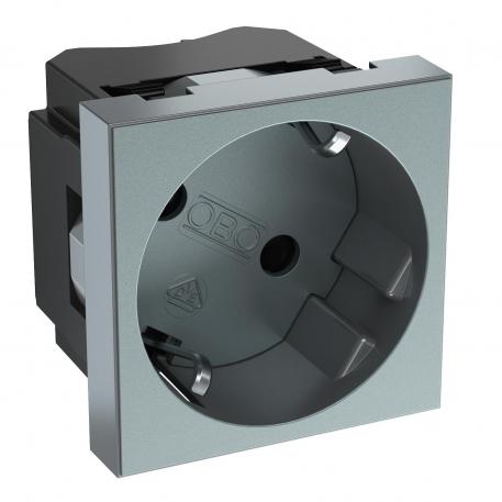 33° socket, protective contact, single 1 | Vienvietīgs 33° | alumīnija lakots