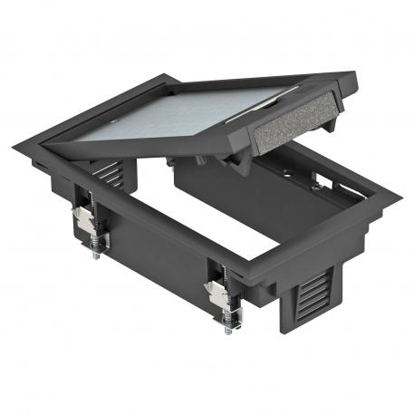 Ierīču montāžas modulis GES2 ar roktura skavu 5 | 2 | grafītmelns; RAL 9011