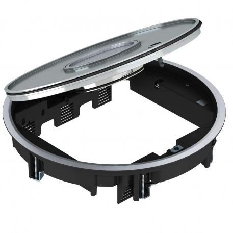 Ierīču montāžas kārba GRAF9-2 BA3, mitrā uzkopšana, ar izgriezumu grīdas segumam