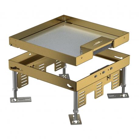 Kasete ar regulējamu augstumu un ar vadu izeju, RKSN, nominālais izmērs 9, 2. paaudze, misiņš