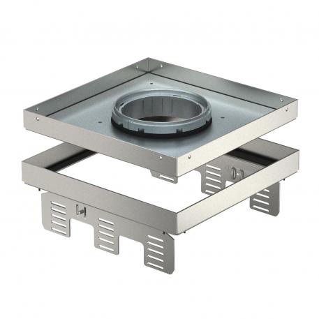 Augstumā regulējama atdalāma kasete caurulei, RKNUZD3, nerūsējošais tērauds  | 110 | 25 | 95 | 9