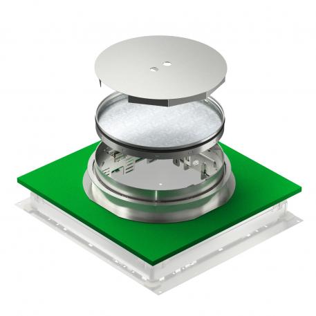 Kasete ar regulējamu augstumu servisa lūkai, RKNUZD3, nerūsošais tērauds 140 | 25 |  | R9